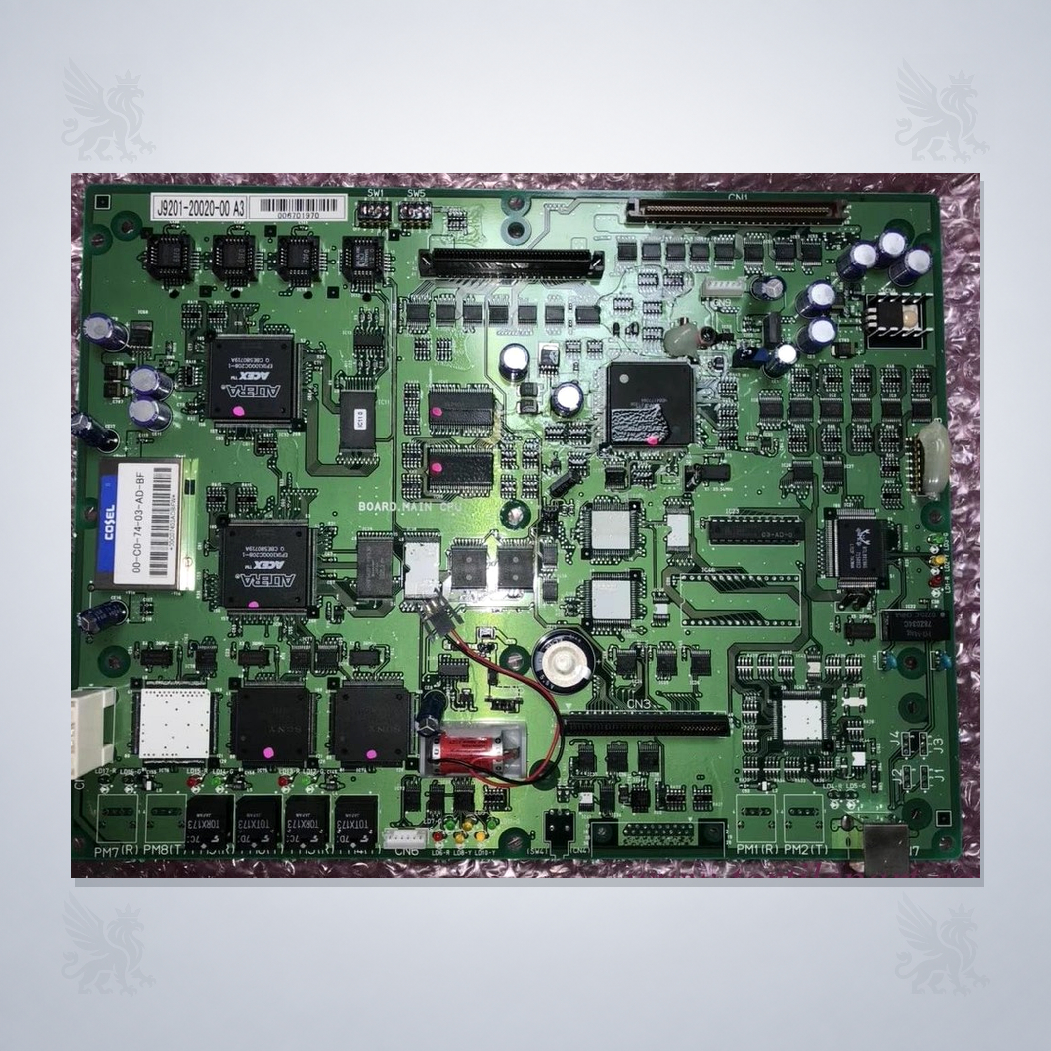 برد Main CPU ماشین بافندگی Toyota با کد J9201-20020-00 A3